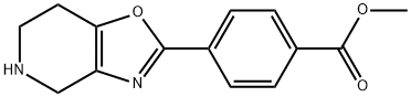 Methyl 4-(4,5,6,7-tetrahydrooxazolo[4,5-c]pyridin-2-yl)benzoate Struktur