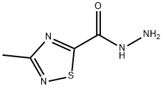 3-Methyl-1,2,4-thiadiazole-5-carbohydrazide Struktur