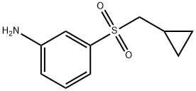 3-(CyclopropylMethanesulfonyl)aniline Struktur