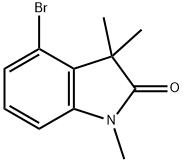 4-BroMo-1,3,3-triMethylindol-2-one Struktur