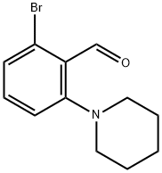 2-BroMo-6-(piperidin-1-yl)benzaldehyde Struktur