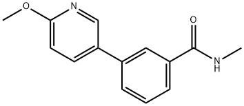 3-(6-Methoxypyridin-3-yl)-N-MethylbenzaMide Struktur