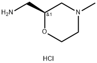 (2S)-4-Methyl-2-MorpholineMethanaMine Dihydrochloride Struktur