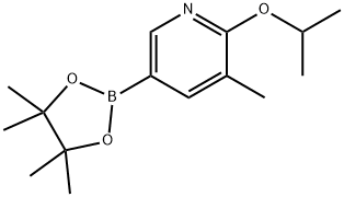 2-Isoproxy-3-methylpyridine-5-boronic acid pinacol ester Struktur