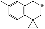 7'-Methyl-2',3'-dihydro-1'H-spiro[cyclopropane-1,4'-isoquinoline] Struktur