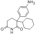 3-(4-aminophenyl)-3-cyclohexylpiperidine-2,6-dione Struktur