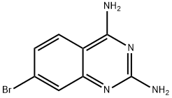 7-BROMO-2,4-DIAMINOQUINAZOLINE Struktur