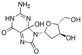 4,8-dihydro-4-hydroxy-8-oxo-2'-deoxyguanosine Struktur