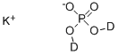 POTASSIUM DIDEUTERIUM PHOSPHATE Struktur