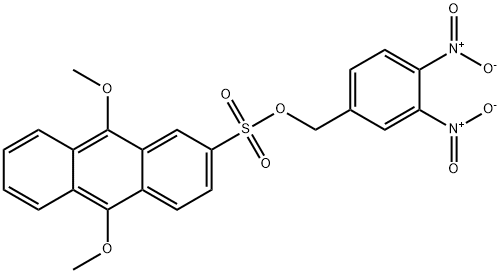 4-nitrobenzyl 9,10-diMethoxyanthracene-2-sulfonate Struktur