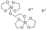 DIPOTASSIUM [MU-(1,2-ETHANEDIOLATO-O:O')]TETRAKIS(1,2-ETHANE-DIOLATO-O,O')DISILICATE Struktur