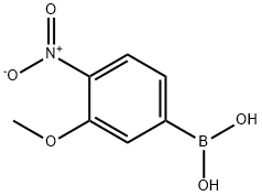 3-Methoxy-4-nitrophenylboronic acid Struktur