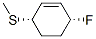 Cyclohexene, 3-fluoro-6-(methylthio)-, cis- (9CI) Struktur