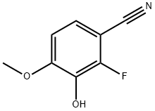 Benzonitrile,  2-fluoro-3-hydroxy-4-methoxy- Struktur