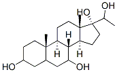 pregnane-3,7,17,20-tetrol Struktur