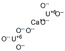 calcium diuranium heptaoxide Struktur