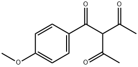 Pentane-2,4-dione, 3-(4-methoxybenzoyl)- Struktur