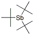 Tri-tert-butylantimony(III) Struktur