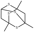 1,3,5-Trimethyl-2,4,6,8-tetrathiaadamantane Struktur