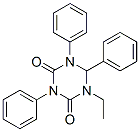 1-Ethyl-5,6-dihydro-3,5,6-triphenyl-1,3,5-triazine-2,4(1H,3H)-dione Struktur