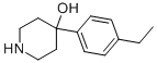 4-(4-ETHYL-PHENYL)-PIPERIDIN-4-OL Struktur