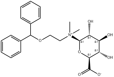 DiphenhydraMine N-β-D-Glucuronide Struktur