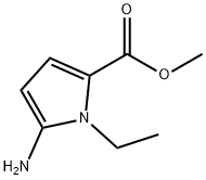 1H-Pyrrole-2-carboxylic acid, 5-aMino-1-ethyl-, Methyl ester Struktur