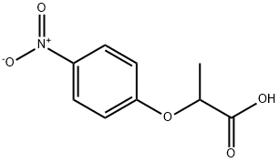 2-(4-NITROPHENOXY)PROPANOIC ACID Struktur