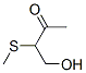 2-Butanone, 4-hydroxy-3-(methylthio)- (9CI) Struktur