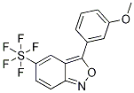 3-(3-Methoxyphenyl)-5-(pentafluorosulfanyl)benzo[c]isoxazole Struktur