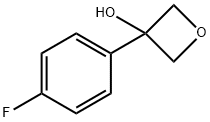 3-(4-Fluorophenyl)oxetan-3-ol Struktur