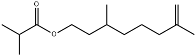 CITRONELLYL ISOBUTYRATE Struktur