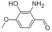 2-AMINO-3-HYDROXY-4-METHOXYBENZALDEHYDE Struktur