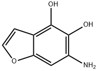 4,5-Benzofurandiol,  6-amino- Struktur