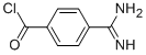 Benzoyl chloride, 4-(aminoiminomethyl)- (9CI) Struktur