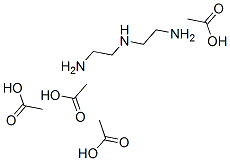 diethylenetriaminetetraacetic acid Struktur