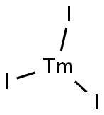 THULIUM(III) IODIDE Struktur