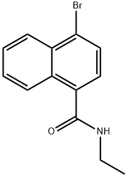 4-BroMo-N-ethylnaphthalene-1-carboxaMide Struktur