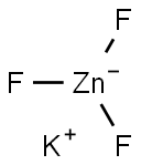 potassium trifluorozincate Struktur