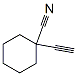 Cyclohexanecarbonitrile, 1-ethynyl- (9CI) Struktur