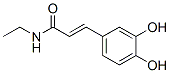 2-Propenamide, 3-(3,4-dihydroxyphenyl)-N-ethyl-, (2E)- (9CI) Struktur