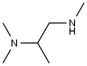 N1,N2,N2-TRIMETHYL-1,2-PROPANEDIAMINE Struktur