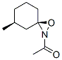 1-Oxa-2-azaspiro[2.5]octane, 2-acetyl-5-methyl-, (3R-cis)- (9CI) Struktur