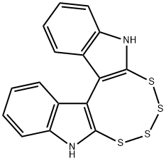 3,3'-Diindolyl-2,2'-tetrasulfide Struktur