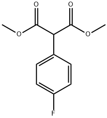 2-(4-FLUOROPHENYL)-PROPANEDIOIC ACID, 1,3-MDIETHYL ESTER Struktur