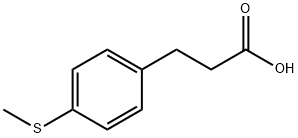 3-(4-METHYLTHIOPHENYL)PROPIONIC ACID Struktur