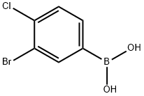 3-Bromo-4-chlorophenylboronic acid Struktur