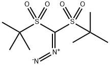 BIS(T-BUTYLSULFONYL)DIAZOMETHANE Struktur