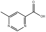 4-Pyrimidinecarboxylic acid, 6-methyl- (9CI) Struktur