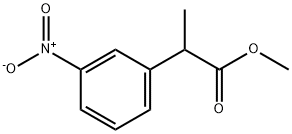 Methyl 2-(3-nitrophenyl)propanoate Struktur